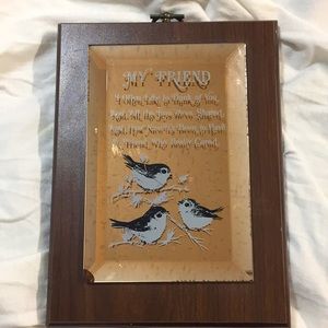 My Friend Mirror Vintage Decor